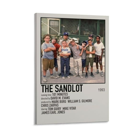 The Sandlots Classic Baseball Movie Canvas Wall Art Canvas Art Poster And Wall Art Picture Print Modern Family Bedroom Decor Posters