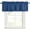 Blue, variant on Burnt Orange Kitchen Valances for Windows, Fall Autumn Thanksgiving Farmhouse Solid Color Bathroom Window Valances 42x18 Inch Rod Pocket Window Treatments Valance Curtains for Living Room Bedroom