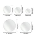 thumbnail image 6 of ZenCart 10/15/20/25/30CM Round Square Acrylic Mirror Wedding Party Table Centerpiece Mirror Tray Shatterproof Living Room Bedroom Bathroom Wall Decoration Mirror Sticker, 6 of 7