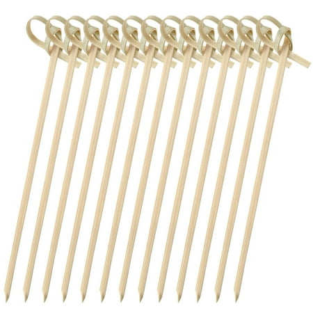 

AdXKenry Wine Glass Racks Hanging Under Cabinet Sandwich & Cocktail Drinks Skewer Toothpicks Bamboo Wood Flower Knot Picks Skewers Perfect For Cocktails And Appetizers 1 Packs Of 100 Each