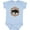 AE-Light Blue, variant on Buffalo Cute Western Pattern Boys or Girls Baby Bodysuit