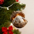 thumbnail image 4 of RICHMJ Forest Animal Acorn Ornaments, Cozy Forest Animal in Pine Cone Ornaments for Christmas Tree, Pine Cone Animals Decor Woodland Creature Collection Acrylic Hanging Ornament for Animals Lover (A), 4 of 8