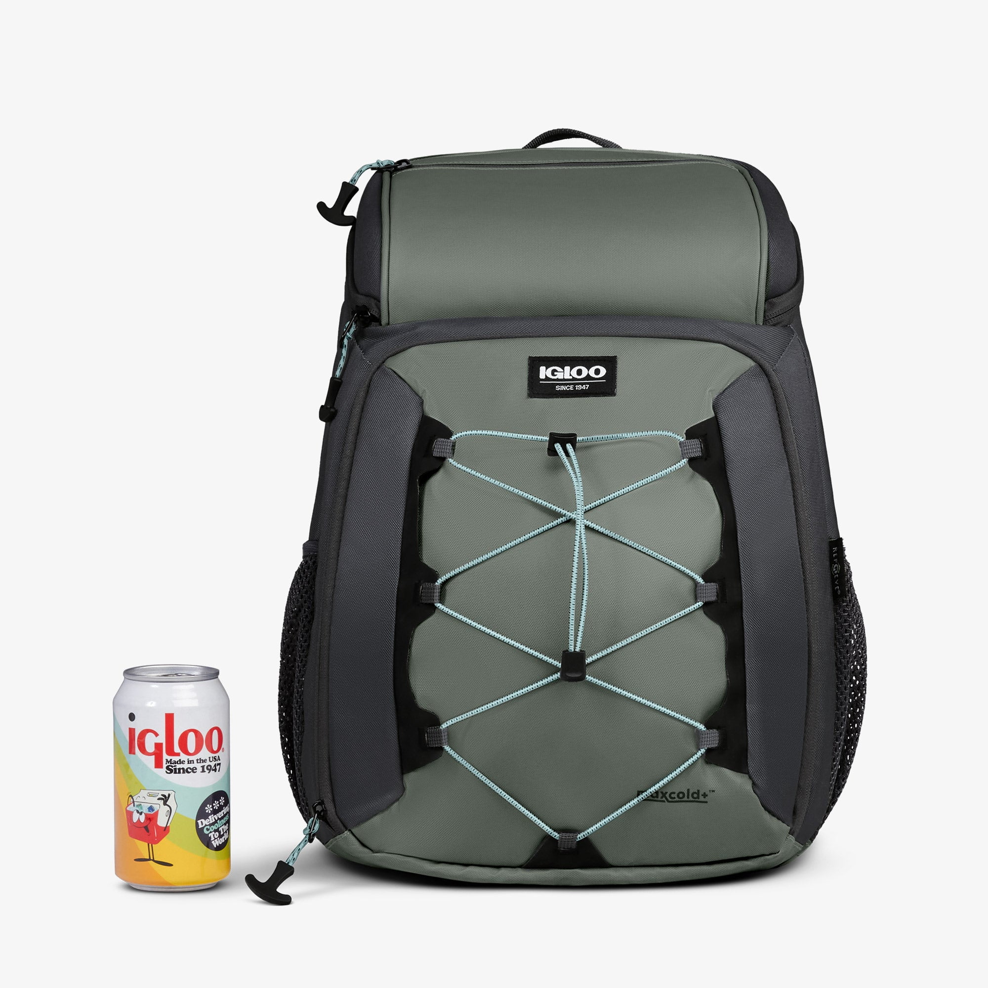 Igloo 30-Can MaxCold Voyager Cooler Backpack - Gray