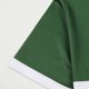 thumbnail image 3 of Camisas Elvqul Hombre Stretch Verde Casuales Manga Corta de Bloques de Color Solapa Botones, 3 of 8