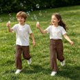 thumbnail image 5 of Nugftut Pants for Boys Elastic Waist Casual Loose Fit Long Pants with Pockets for Daily Outdoor Wear Sizes 9-10, 5 of 9