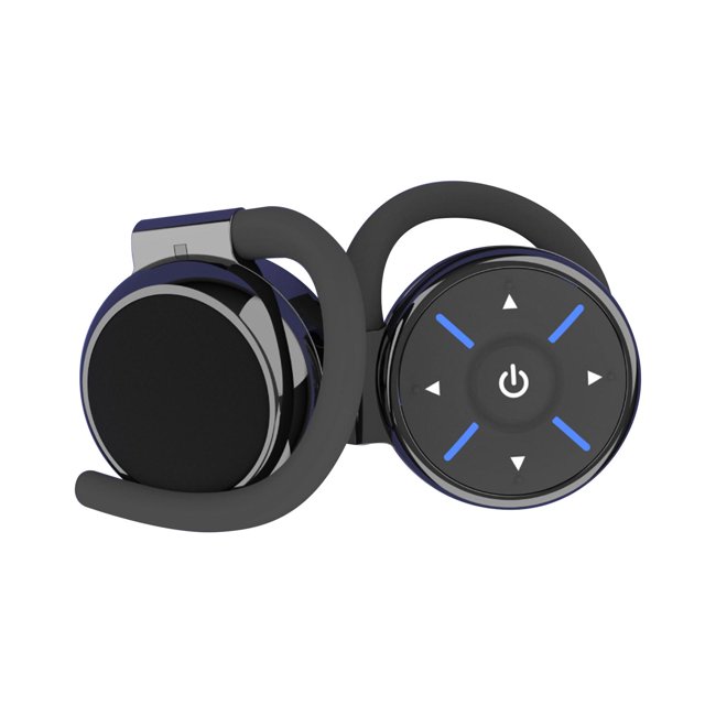 Auriculares inalámbricos V 5.1 con cancelación de ruido y ganchos para la Negro