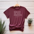 thumbnail image 5 of ESL Squad Shirts ESL Teacher Appreciation Gift Esol ecse Tee Multilingual Xmas Present from Student ESL Tutor English Second Language Class, 5 of 7