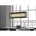 thumbnail image 2 of Cal Lighting Organza 4-Light Rubberwood & Metal Chandelier in Brown/Dark Bronze, 2 of 3