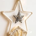 thumbnail image 3 of mmirethe Star-shaped Cotton Rope Woven Ornaments Woven Wall Tapestry, 3 of 6