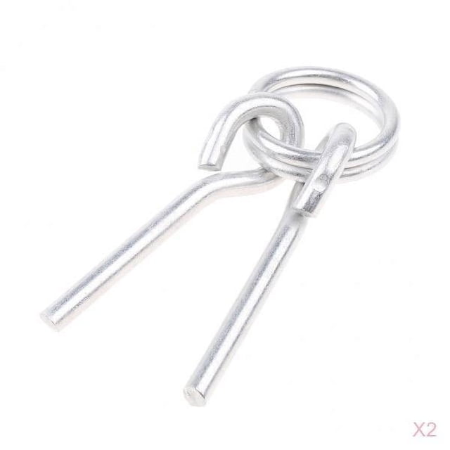 Anillos de de Tienda de Toldo de 2 Piezas Pines Aptos para Acampar Libre, Senderismo