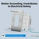 thumbnail image 4 of Interruptor de Luz Inteligente Matter WiFi de 2 Unidades con Botón Pulsador de Pared (EE. UU.), Control por Voz con Aplicación, Compatible con y Home., 4 of 6