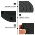 thumbnail image 3 of Miangastore PP Resin Fiber Washing Machine Foot Mats Black 4Set 2.4X2.4X0.4In, 3 of 8
