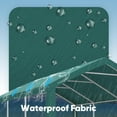 thumbnail image 5 of Quictent Carport Replacement Tarp Canopy Top Cover with Leg Cloth with Bungees Balls, for 10x20 ft Garage Party Tent Shelter - Green, One Roof Only, 5 of 7