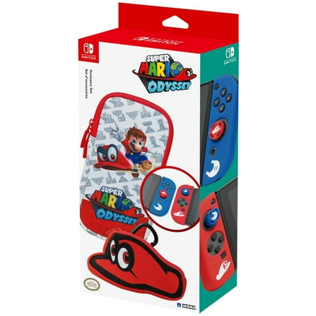 HORI Super Mario Odyssey Accessory Set Officially Licensed for Nintendo Switch