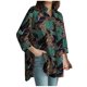 thumbnail image 1 of Camisa irregular holgada de manga larga informal para mujer, camisa de lino y algodón de Color sólido, Top de solapa/camisa Pompotops FGAJ21380, 1 of 8