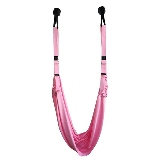 1 Set Nylon Waist Stretch Strap Breathable Punch Free Strong Load Bearing Aerial Yoga Rope for Gym