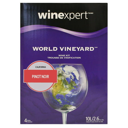 California Pinot Noir Wine Kit (World Vineyard) (Best Vineyards In California To Visit)