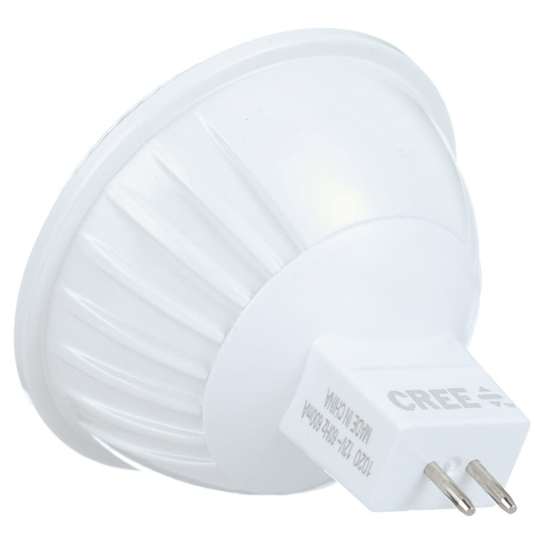 Cree Lighting Pro Series MR16 GU5.3 75W Equivalent LED Bulb, 35 Degree  Flood, 570 lumens, Dimmable, Soft White 2700K, 25,000 hour rated life, 90+  CRI