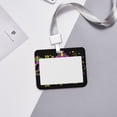thumbnail image 6 of Bingfone Mardi Gras With Flamingo Card Badge Holder,For Girls Girly Women 4 X 3 Inch Nurses School Identity Cruise Travel Name Tags Cover Protector Case, 6 of 7