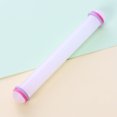 thumbnail image 1 of DIY Cake Baking Tools Plastic PP Non-Stick Rolling Pin with Ring 23cm Non-Stick Rolling Pin Sugar Coated Cake Baking, 1 of 5