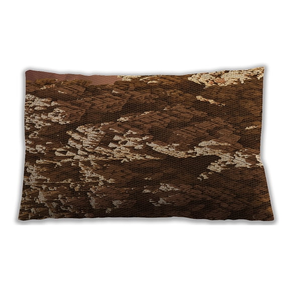 Ahgly Company Indoor Rectangular Contemporary Lumbar Throw Pillow, 13 inch by 19 inch