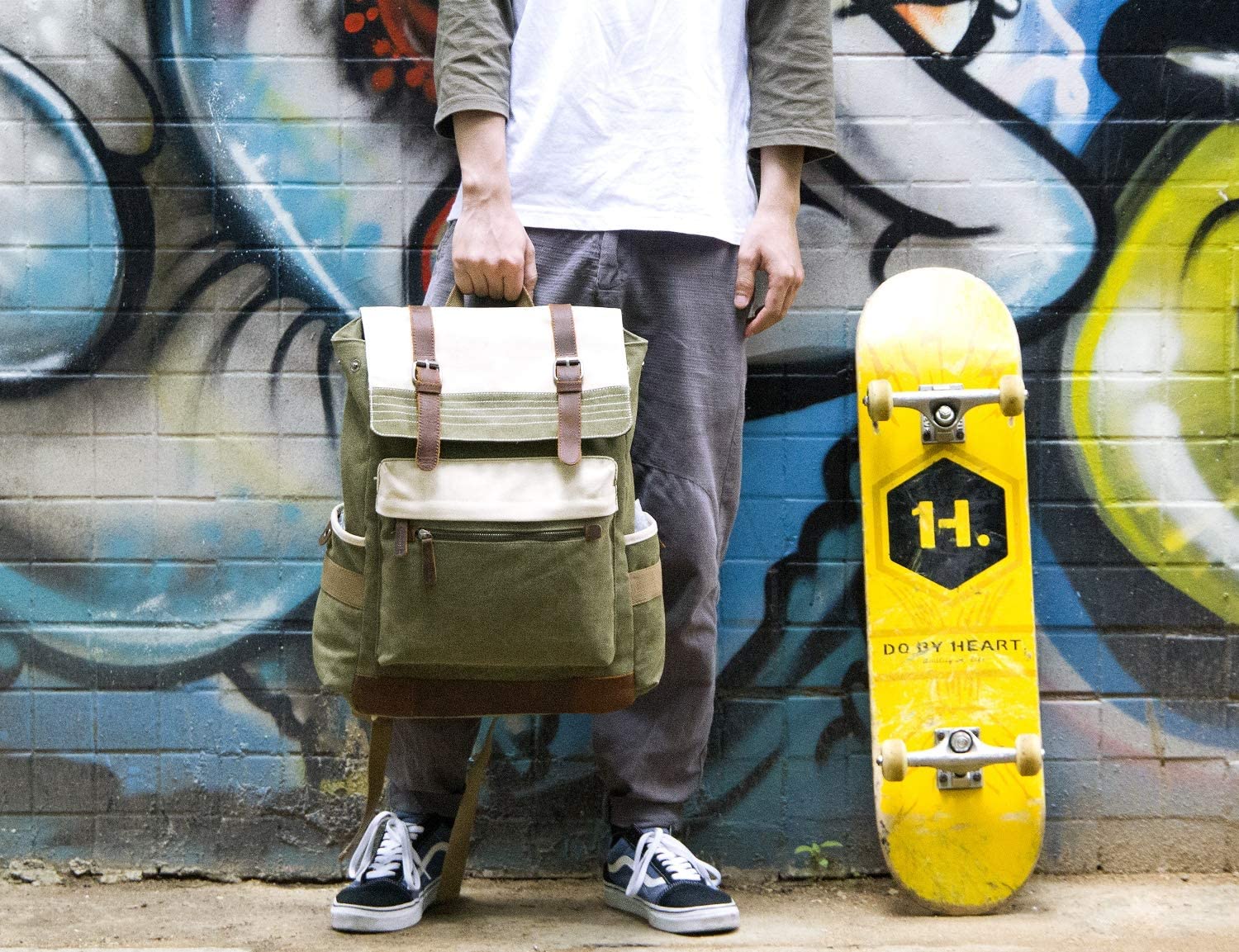 suvom canvas backpack