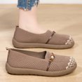 thumbnail image 5 of oqasdz Casual Shoes for Women Breathable Mesh Slip On Walking Shoes Lightweight Comfortable Flat Bottom Sneakers for Trendy Daily Wear Outdoor Summer, 5 of 6