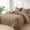 Beige, variant on Moonlight20015 3 Piece Quilt Set Ultrasonic Lightweight Microfiber Floral Pattern Gray Queen
