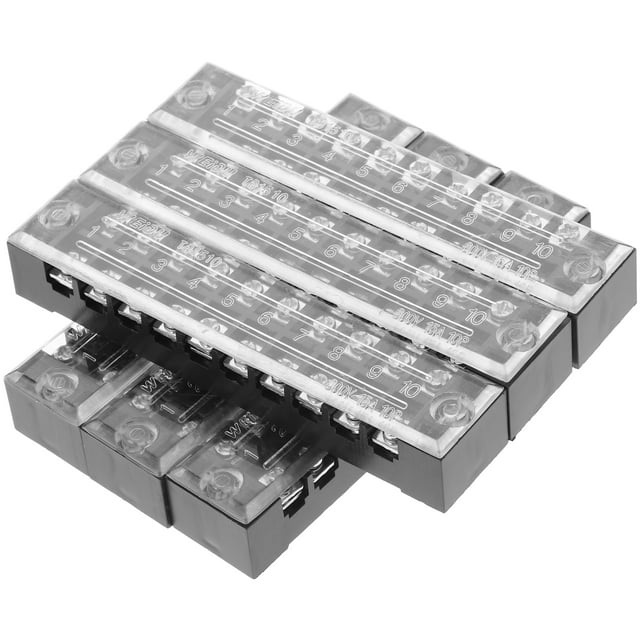 MasteelfCA 6 Pcs Connecteur de Borne TB-1510 15A 10 Positions Fixe