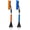 Orange, Blue, variant on EcoNour 27 inch Extendable Aluminum Snow Brush with Ice Scrapers for Car Windshield and Window | Retractable Snow Removal Shovel and Brush with Ergonomic Foam Grip Winter Accessories (Orange)