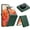 Green, variant on for Motorola Razr 2024 Case with Hinge Protection & Built-in Screen Protector, Slim Full-Body Rugged Anti-Scratch Shockproof Protection Phone Case for Moto Razr 50,Orange