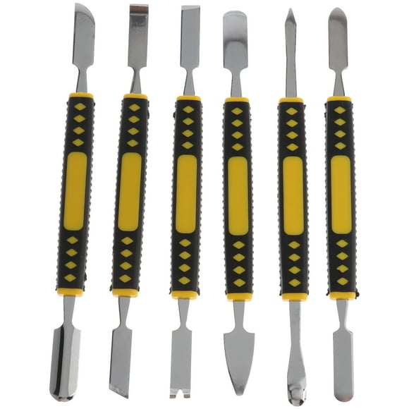 6PCS Injection-molded Metal Crowbar Tool Machine Shell Prying Dismantling Tool