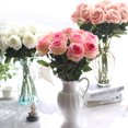 thumbnail image 4 of Gwong Decoración hogareña 1 UNID Artificial Rose Flor MiniaScape Boda Partido Inicio Oficina Bonsai Decoración Gwong 21029798, 4 of 7