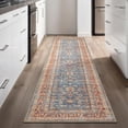 thumbnail image 6 of GLN Rugs Jerusalem - Indoor, Machine Washable Area Rug 2'6"x10' Turkish Terra Home Carpet, All Ages, 6 of 10