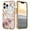 Gold, variant on Casetego for iPhone 14 Pro Case 6.1",Shiny Bling Marble Full Body Protective Support Wireless Charing Bumper Rugged Anti-Scratch Hybrid Rubber Case Cover,White Gold