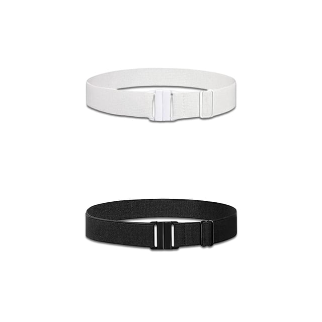 Guardurnaity 2 piezas de cintura elástica, decoración de cintura, adorno de vestir, estilo Simple, cinturón ajustable para adultos, pantalones vaqueros, Cinturones Guardurnaity BFH001180-00