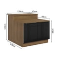 thumbnail image 3 of Isla de Cocina con Encimera y Mostrador Madesa Lux 120cm MN, 3 of 5
