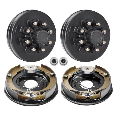 6 On 5.5 Trailer Hub Drum Kits w/12x2 LH Electric Brakes for 5200-6000