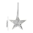 thumbnail image 2 of Christmas Ornaments, Snowflake Decorations, Transparent Acrylic Pentacle Star Ice Bar Christmas Tree Ornaments Pendant Set, Clear Durable Holiday Hanging Decorations, 2 of 7