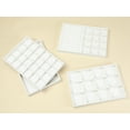 thumbnail image 7 of Unique Bargains Set of 2 Stackable Jewelry Organizers Trays with Removable Dividers White, 7 of 7