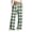 Green, variant on Rutainlusire Womens Trendy Plaid Printed Comfy Loose Pants 2025 Women's Fashionable Striped Printed Drawstring Wide Leg Loose Casual Pocket Pants