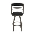thumbnail image 5 of 860 Hunter 36" Swivel Bar Stool with Bronze Finish and Black Vinyl Seat and Back, 5 of 5