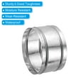 thumbnail image 4 of Uxcell 7.1" Duct Connector, 1 Set Galvanized Iron Duct Coupling Vent Coupler Dryer Pipe Coupling Hose Extension Connector with Duct Clamps for HVAC Exhaust Fan Vent Systems, 4" Long, 4 of 5