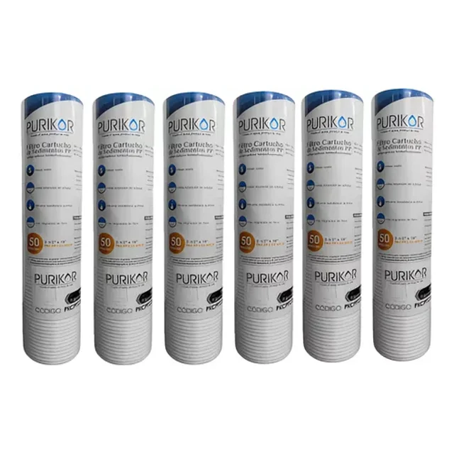 Cartuchos de Sedimentos Purikor 50 Micras 2.5' X 10'