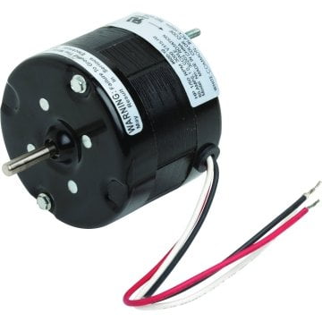 New Enclosed Clockwise Exhaust Fan Motor 600-01 120 Volt .65Amp,1550 RPM 