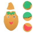 thumbnail image 3 of Kit de disfraz de frutas y verduras para niños, disfraz de papa, ropa y sombrero de tela, accesorios de vestir (amarillo), 3 of 5