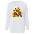 thumbnail image 2 of Gibobby Casual Sudadera para Mujer Sudadera de Forro Polar Sudadera para mujer(Blanco,M), 2 of 4