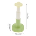 thumbnail image 2 of Unique Bargains 1 Pc Durable Adhesive 3-Section Telescopic Flower Headband Holder Organizer for Home PP Green, 2 of 5