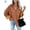 Coffee, variant on Deago Womens Corduroy Button Down Shirts Boyfriend Long Sleeve Oversized Blouses Tops (Coffee, S)