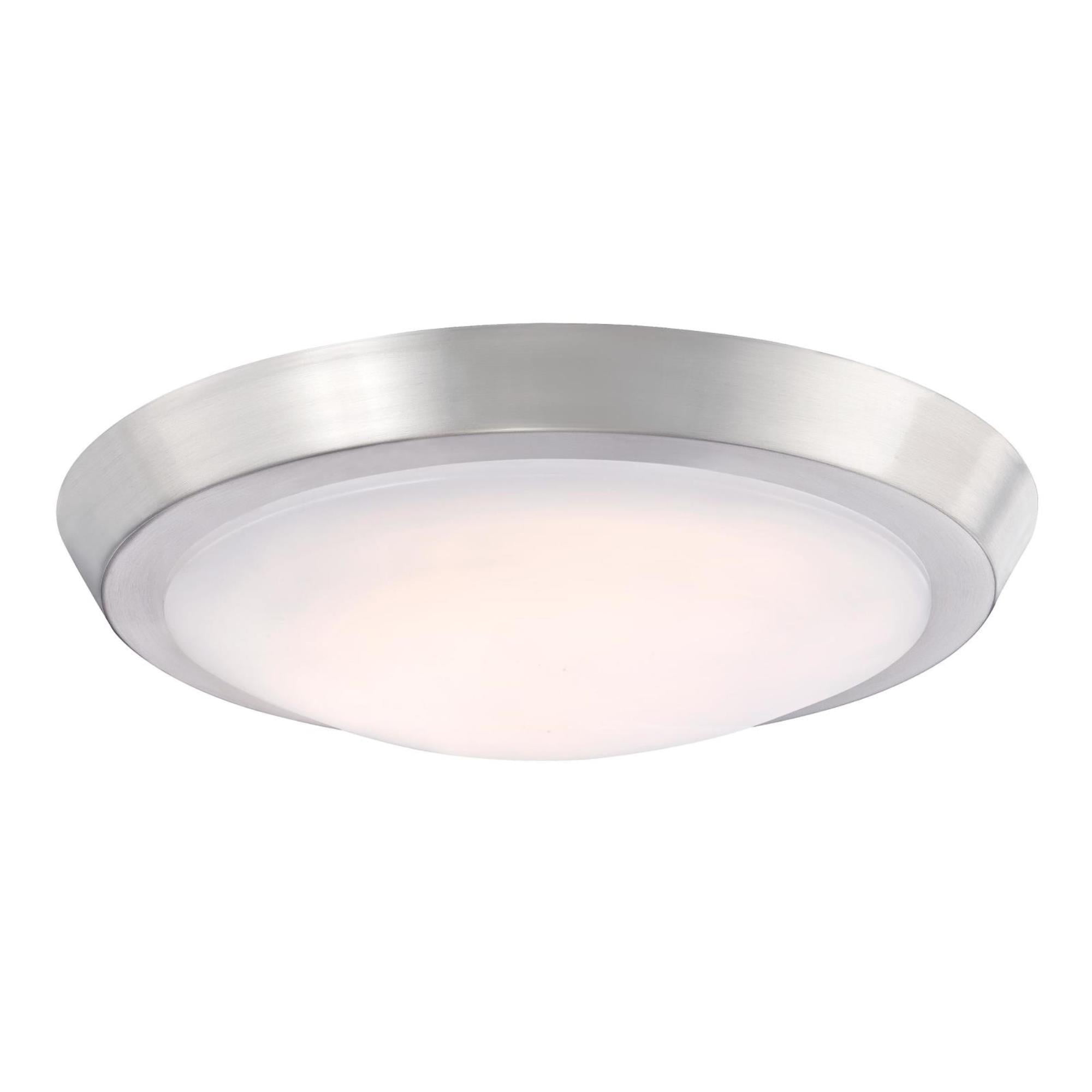 Westinghouse Lighting Brushed Nickel 11-inch Dimmable LED Indoor Flush Mount Ceiling Fixture